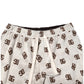 White Cotton DG Mania Print Men Bermuda Shorts