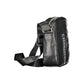 Black Polyethylene Shoulder Bag
