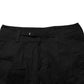 Black Cotton Knee Length Men Bermuda Shorts