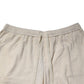 Ivory Cotton Men Bermuda Sweatshorts Shorts