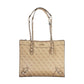 Beige Polyethylene Handbag