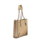 Beige Polyethylene Handbag