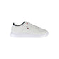 White Polyester Sneaker
