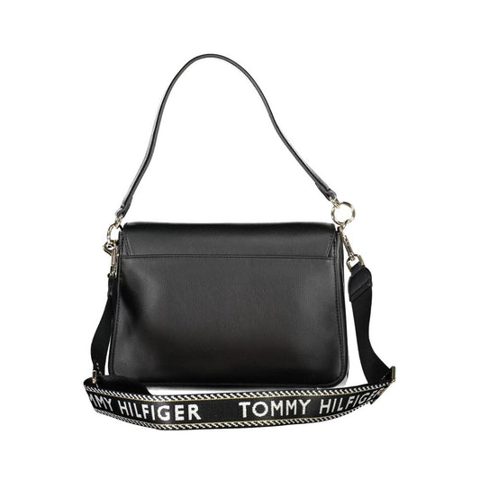 Black Polyester Handbag