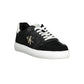 Black Polyester Sneaker