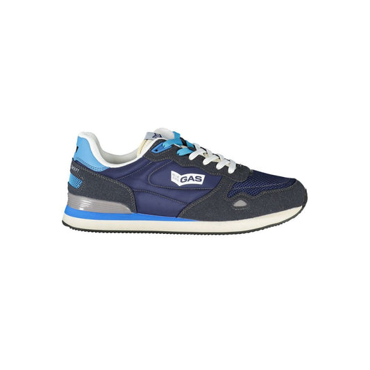 Blue Polyester Sneaker