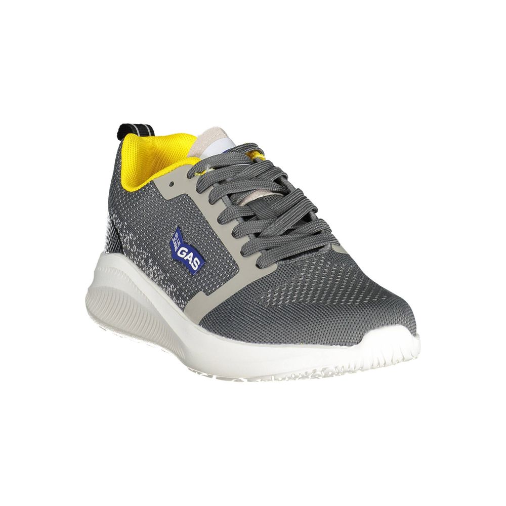 Gray Polyester Sneaker