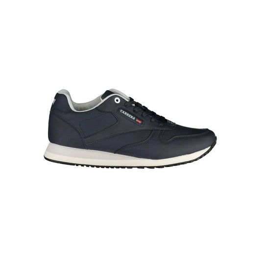 Blue Polyester Sneaker