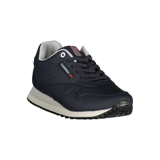Blue Polyester Sneaker