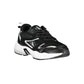 Black Polyester Sneaker