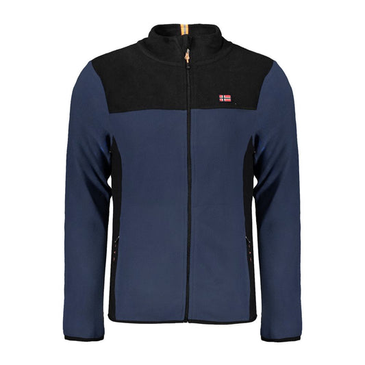 Blue Polyester Sweater