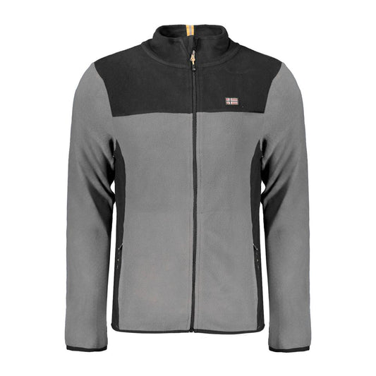 Gray Polyester Sweater
