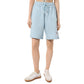 Blue Cotton Short