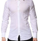 White Cotton GOLD Dress Formal Shirt