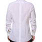 White Cotton GOLD Dress Formal Shirt