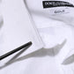 White Cotton GOLD Dress Formal Shirt