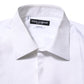 White Bib Cotton Poplin GOLD Formal Shirt