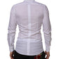 White Cotton GOLD Long Sleeves Formal Shirt