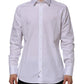 White Cotton GOLD Long Sleeves Formal Shirt