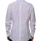 White Cotton GOLD Long Sleeves Formal Shirt