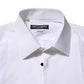 White Cotton GOLD Bib Poplin Formal Shirt