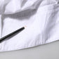 White Cotton Long Sleeves GOLD Formal Shirt