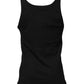 Black Cotton Sleeveless Underwear Tank T-shirt