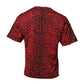 Red Cotton Leopard Short Sleeves T-shirt