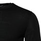 Black Cashmere Crew Neck Long Sleeves T-shirt