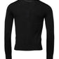 Black Cashmere Crew Neck Long Sleeves T-shirt
