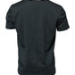 Black Cotton Printed Short Sleeves T-shirt