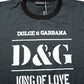 Black Cotton Printed Short Sleeves T-shirt