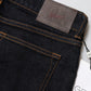 Dark Blue Cotton Mid Waisted Skinny Denim Jeans