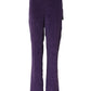 Purple High Waisted Flared Pants