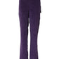 Purple High Waisted Flared Pants
