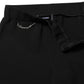 Black Polyester High Waisted Flared Pants