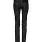 Black Cotton Low Waist Skinny Denim Jeans