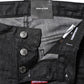 Black Cotton Low Waist Skinny Denim Jeans