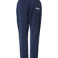 Blue Cotton Mid Waisted Jogger Pants