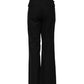 Black Straight Fit High Waist Pants