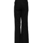 Black Straight Fit High Waist Pants