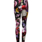 Multicolor Floral Legging Stretch Waist Pants