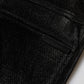 Black Cotton Stretch Silver Lurex Thread Pants