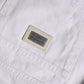 White Cotton Mid Waisted Women Denim Jeans