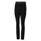 Black Wool Leggings Stretch Pants