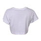 White Floral Lace DG Detailing Cropped T-shirt