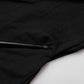 Black Cotton Short Sleeves Round Neck T-shirt