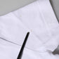 White Cotton Short Sleeves Round Neck T-shirt