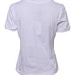 White Cotton Round Neck Short Sleeves T-shirt