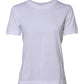 White Cotton Round Neck Short Sleeves T-shirt
